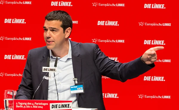 Alexis Tsipras, Parteipräsident von Syriza, 10. Mai 2014.