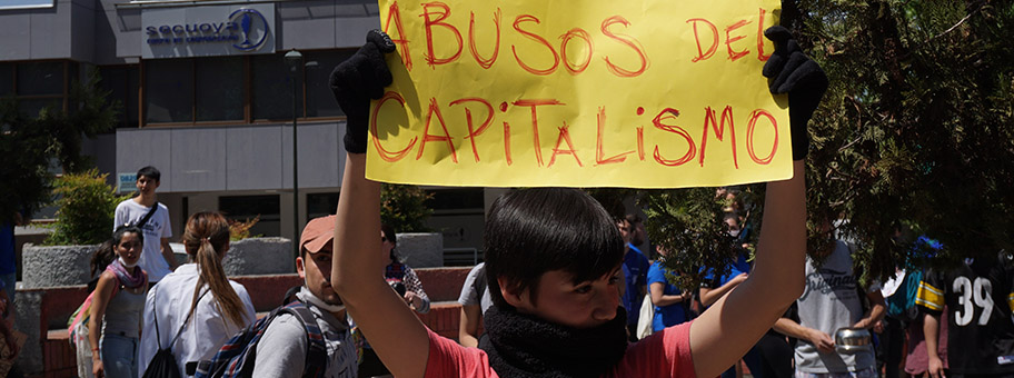 Demo in Santiago de Chile, Oktober 2019.
