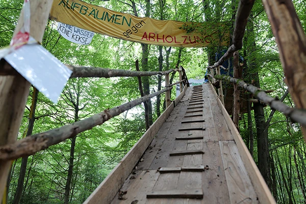 Protest-Camp im Dannenröder Wald, August 2020.