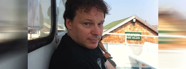 David Graeber auf Fire Island.