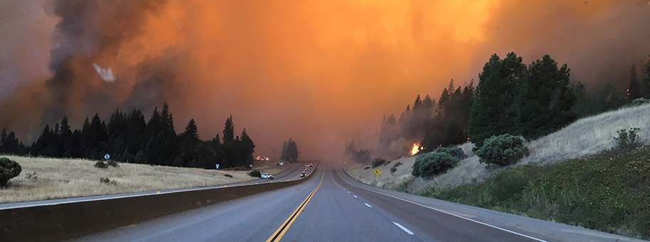 Waldbrände in Kalifornien, September 2018.