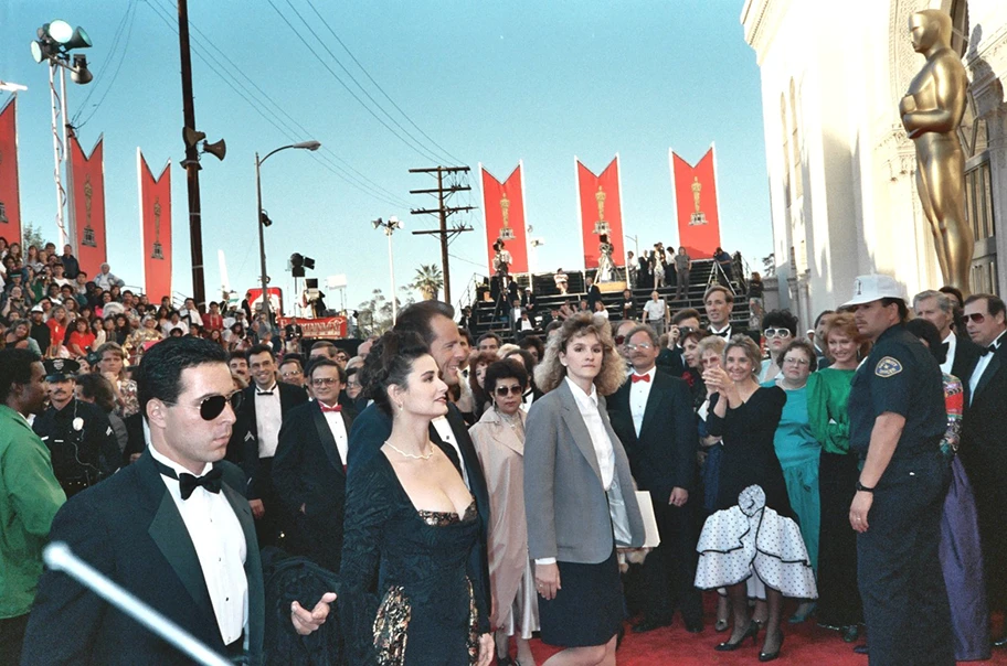 Demi Moore und Bruce Willis an der Oscar Verleihung 1989.