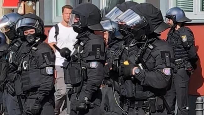 Demonstration gegen den Krieg in Köln, 30. August 2025.