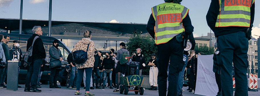 Demonstration gegen Preissteigerung in Ulm am 22. Oktober 2022.