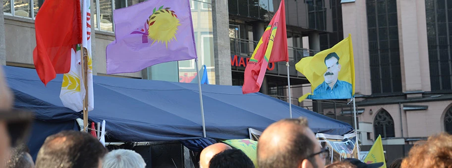 Demonstration von Kurden in Köln, Oktober 2014.