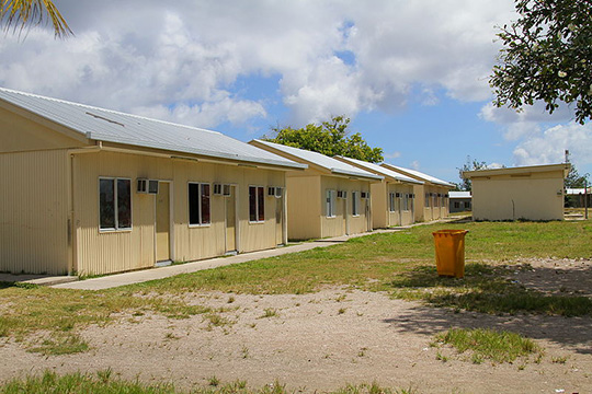 Flüchtlingslager auf der Insel Nauru.