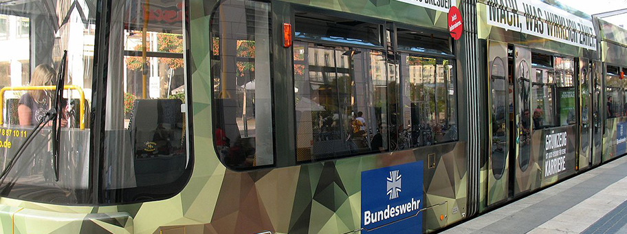 «Mach, was wirklich zählt»-Kampagne der Bundeswehr in Dresden, September 2016.