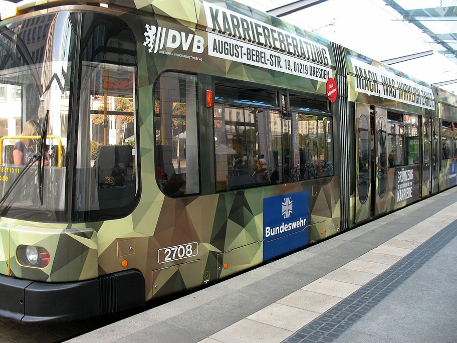 «Mach, was wirklich zählt»-Kampagne der Bundeswehr in Dresden, September 2016.