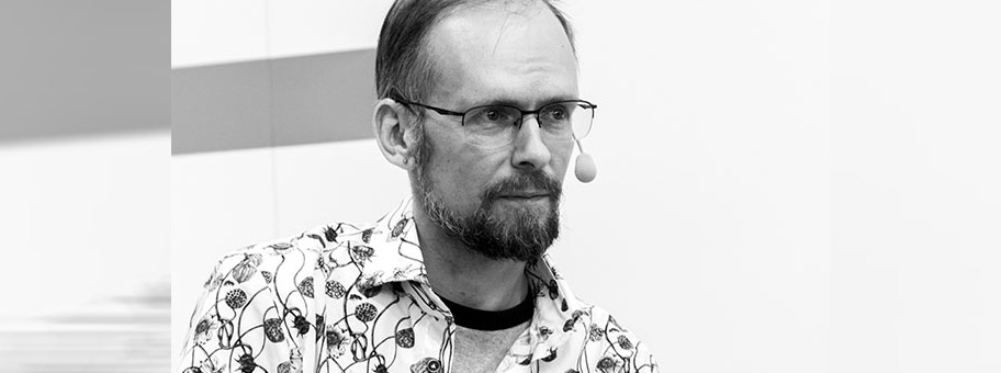 Dietmar Dath auf der Frankfurter Buchmesse 2017.
