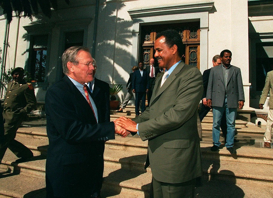 Isayas Afewerki, Staatspräsident  und Regierungschef von Eritrea.