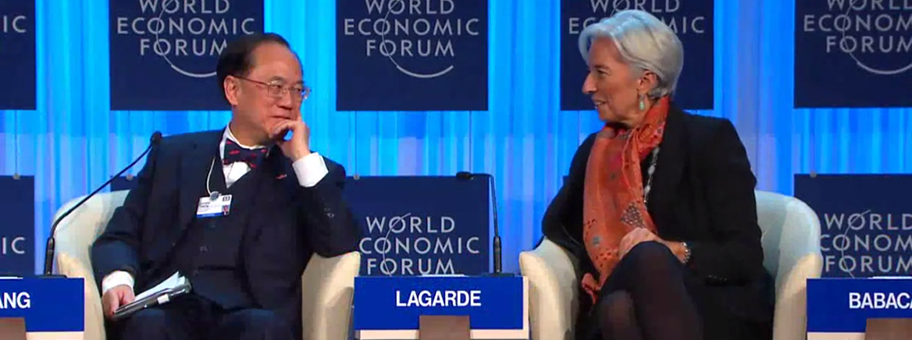 Der IWF ist mit Christine Lagarde (hier im Jahr 2012) im Co-Vorsitz des Treffens in Davos vertreten.