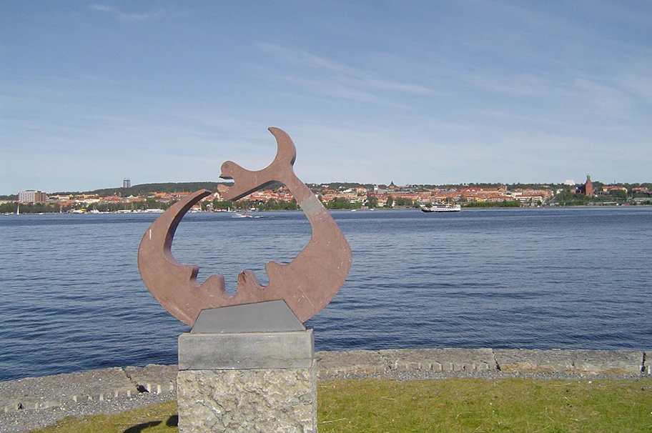 Der See bei Östersund.