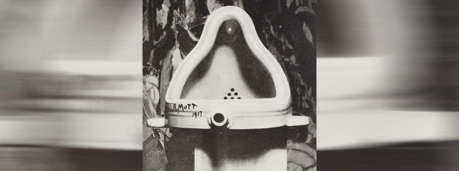 Das Ready-made «Fountain» von Marcel Duchamp aus dem Jahr 1917.