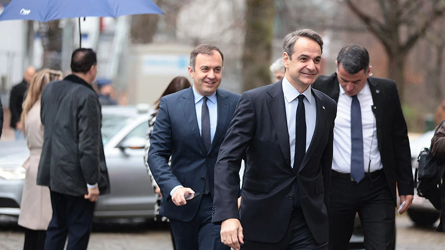 Der griechische Ministerpräsident Kyriakos Mitsotakis in Brüssel, März 2023.