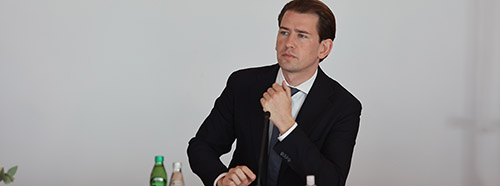 Sebastian Kurz in Ljubljana, Oktober 2021.