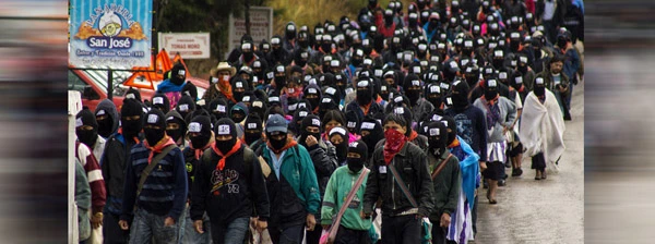 EZLN-Demo, Dezember 2012.