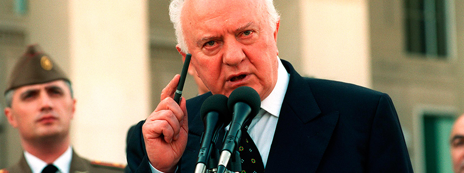 Edward Schewardnadse bei einem Besuch in Washington, 2011.