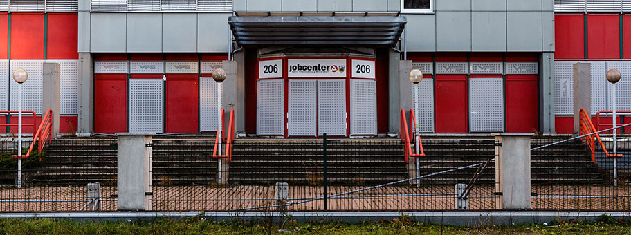 Ehemaliges Jobcenter in der Bundesallee.