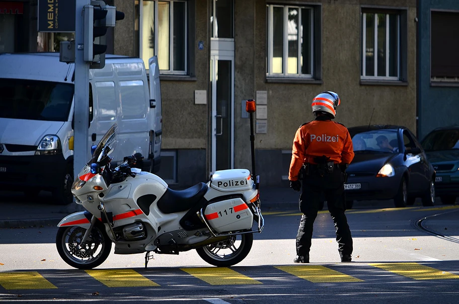 Stadtpolizei, General-Wille-Strasse, Zürich-Enge.