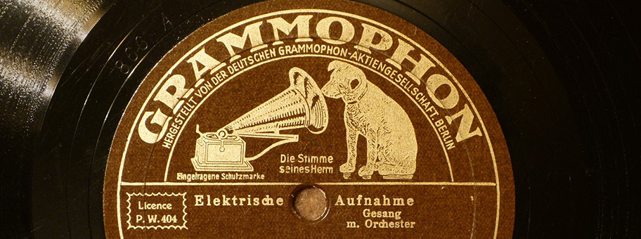 Erste Schallplatte der Geschwister Buchberger, 1931 Grammophon Gr 866a, «Mein schönes Innsbruck am grünen Inn».