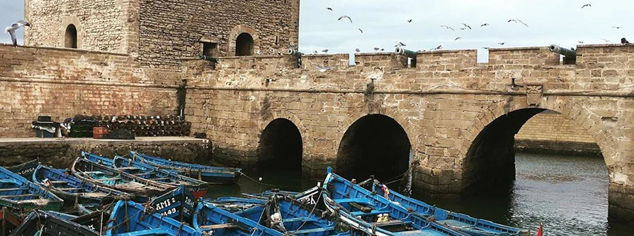 Die marokkanische Hafenstadt Essaouira, Februar 2020.