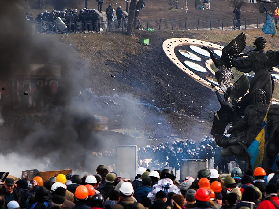 Euromaidan in Kiew, 19. Februar 2014.