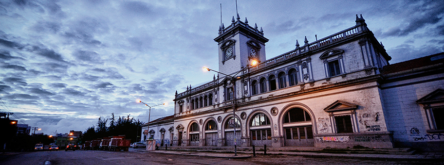 Bahnhof in Bolivien.
