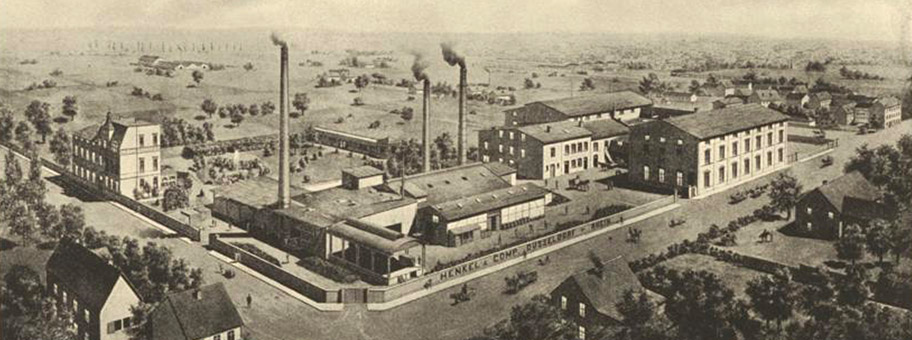 Henkel Fabrik Gerresheimer Strasse 171, Düsseldorf, 1916.