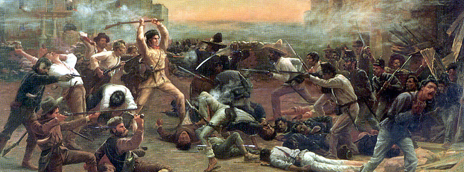 The Fall of the Alamo» oder «Crockett’s Last Stand», von Robert Jenkins Onderdonk.