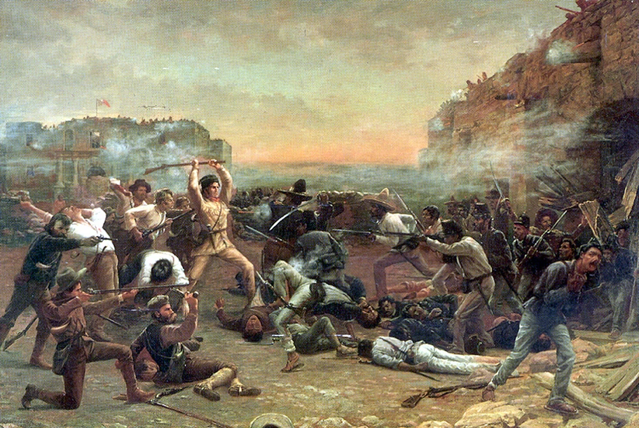 The Fall of the Alamo» oder «Crockett's Last Stand», von Robert Jenkins Onderdonk.