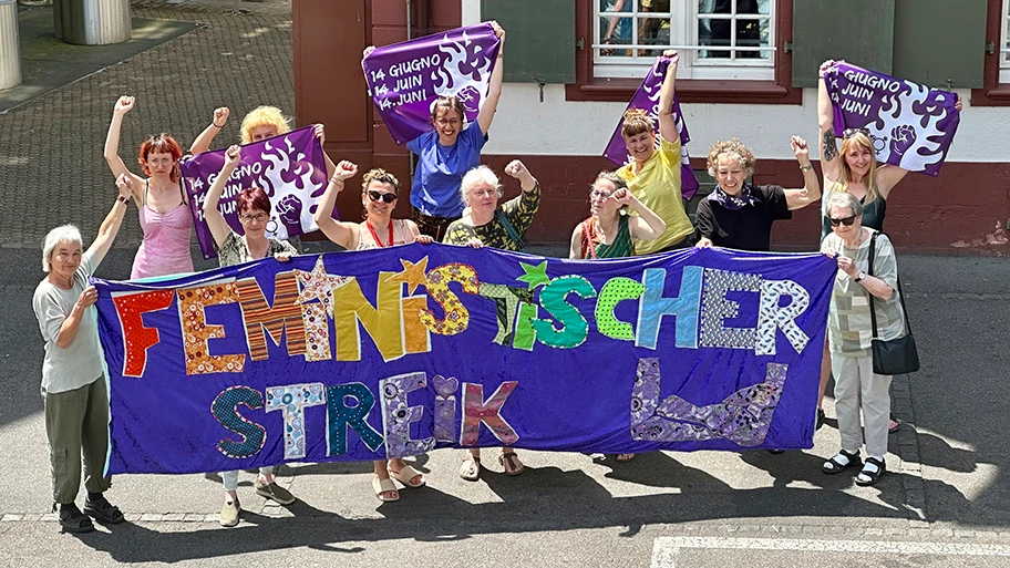 Feministischer Frauenstreik Basel.