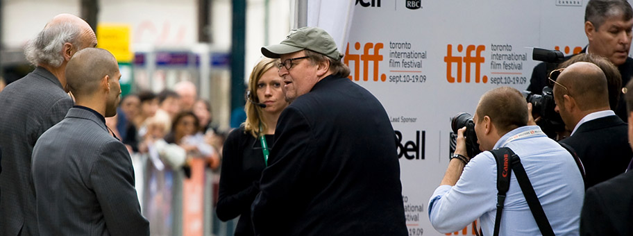 Michael Moore am Toronto Film Festival, 2009.
