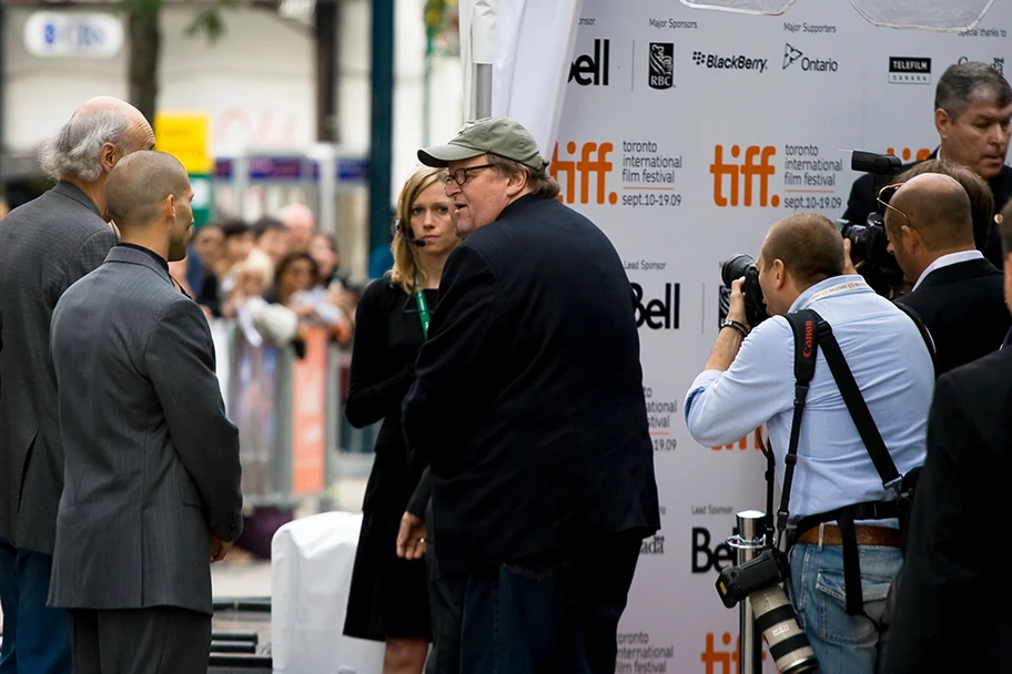 Michael Moore am Toronto Film Festival, 2009.