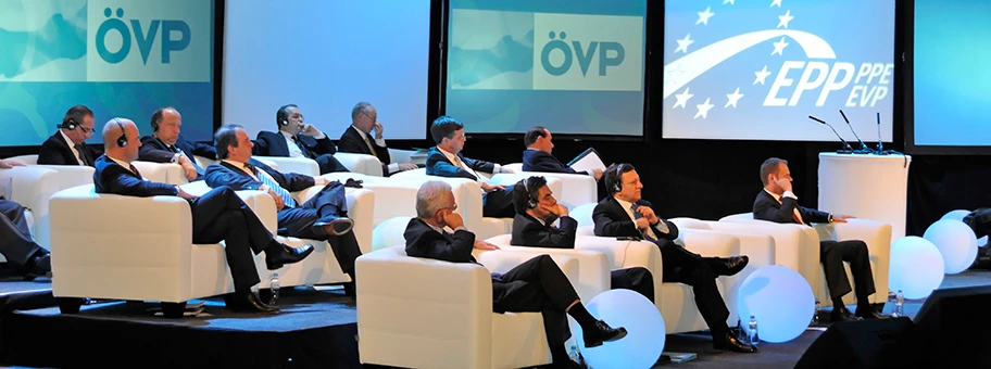 EPP Kongress in Warschau mit Beteiligung der ÖVP.