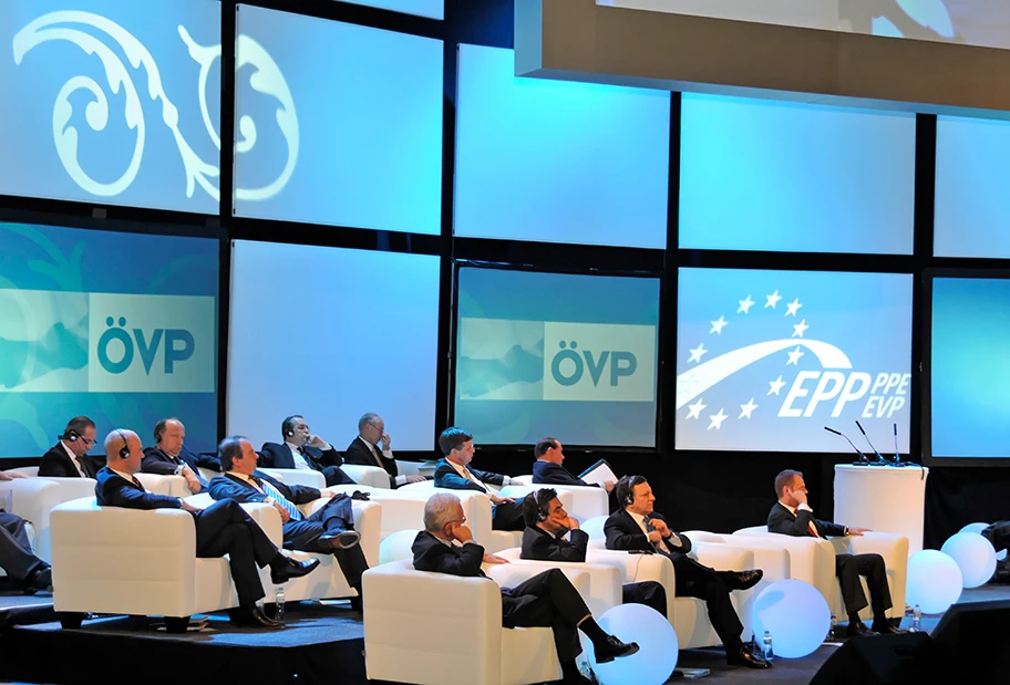 EPP Kongress in Warschau mit Beteiligung der ÖVP.