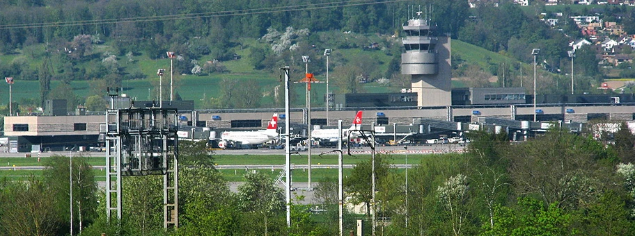 Der Zürich International Airport in Kloten.