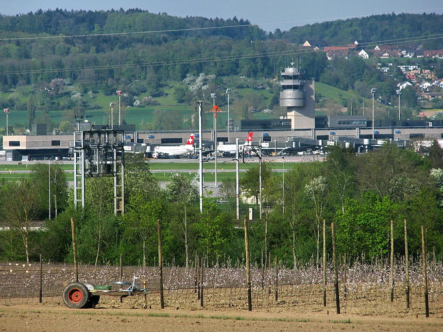 Der Zürich International Airport in Kloten.