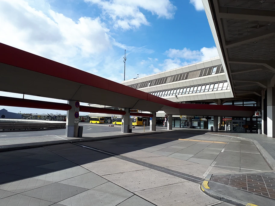 Flughafen Berlin Tegel während der Corona-Krise 2020.