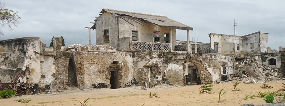 Ehemaliges Kolonialfort «Prinzenstein» in Ghana.