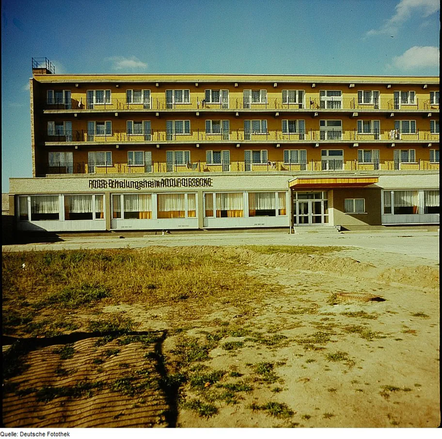 Ferienheim im Jahr 1979 in Flecken Zechlin.