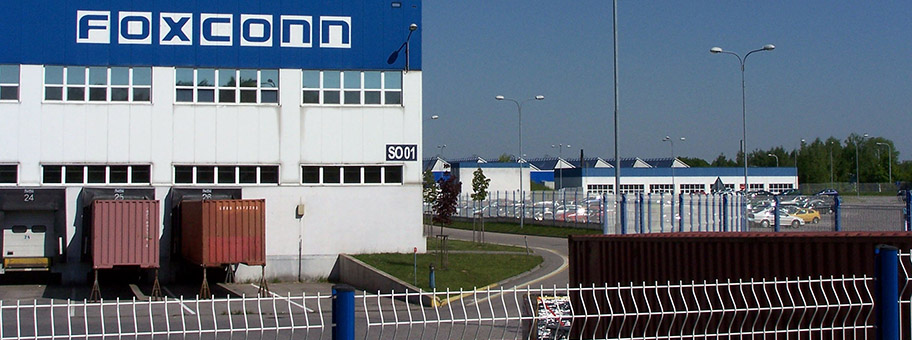 Foxconn Fabrik in Pardubice, Tschechien.