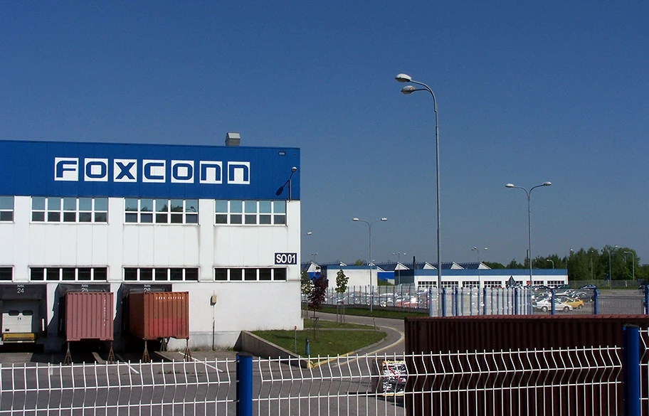 Foxconn Fabrik in Pardubice, Tschechien.