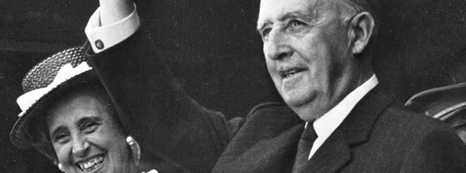 Der spanische Diktator Francisco Franco am 30.