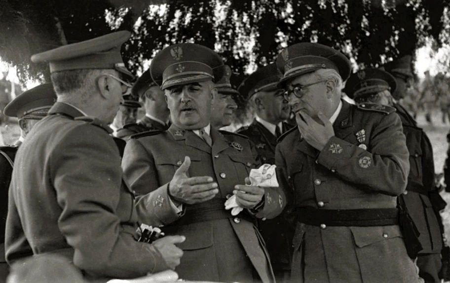 Der spanische Diktator Francisco Franco, 1946.