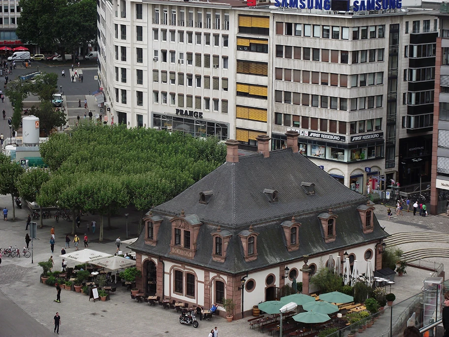 Hauptwache Café in Frankfurt am Main.