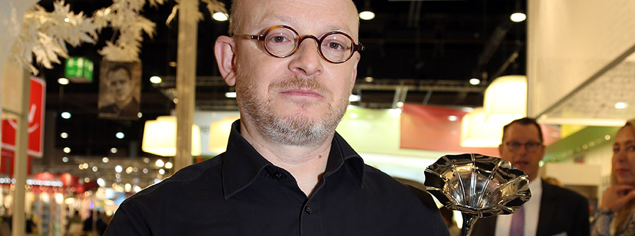 Timur Vermes bei der Frankfurter Buchmesse 2015.