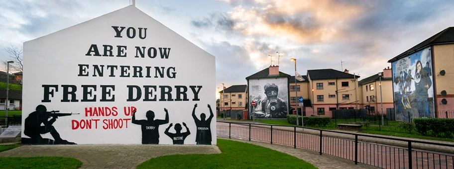 Free Derry Corner in Nordirland.