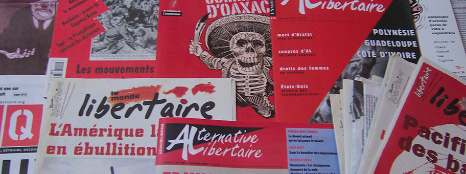 Anarchistische Zeitschriften aus Frankreich.