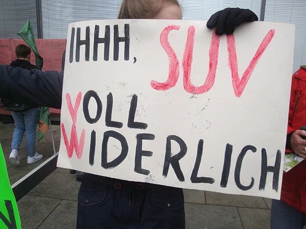 Fridays for Future, Demo in Aschaffenburg, März 2019.