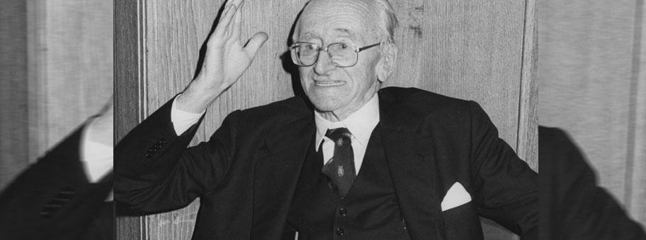 Friedrich August von Hayek im Januar 1981.